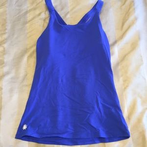 Blue Athleta workout tank